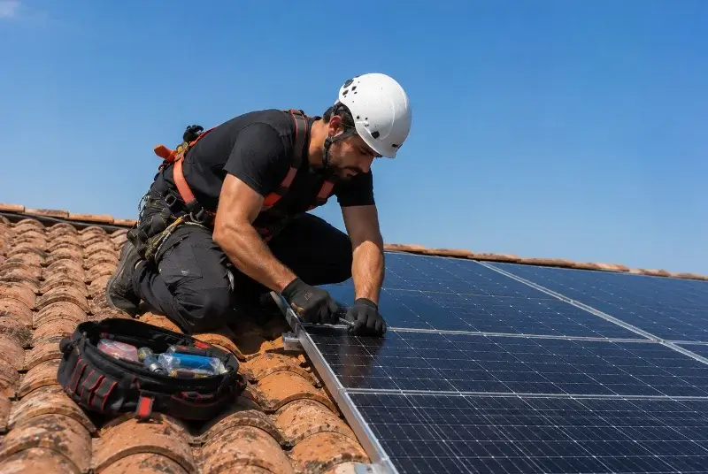 Maintenance et monitoring de panneaux solaires à Toutens