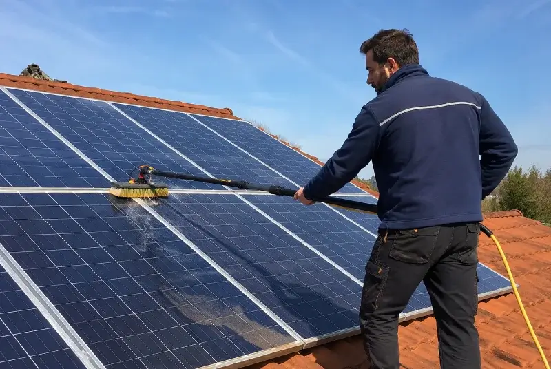 Nettoyage et entretien de panneaux solaires à Toutens